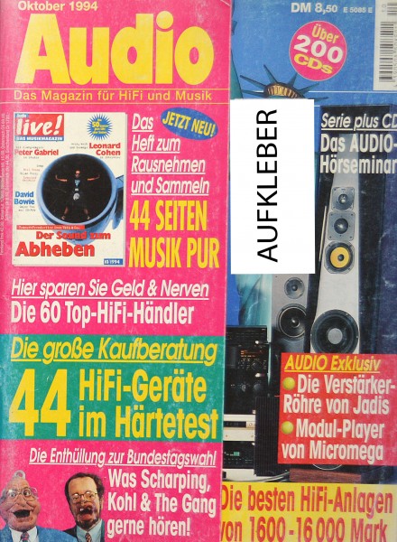 Audio 10/1994 Zeitschrift
