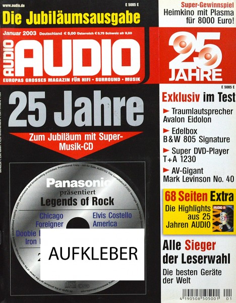 Audio 1/2003 Zeitschrift