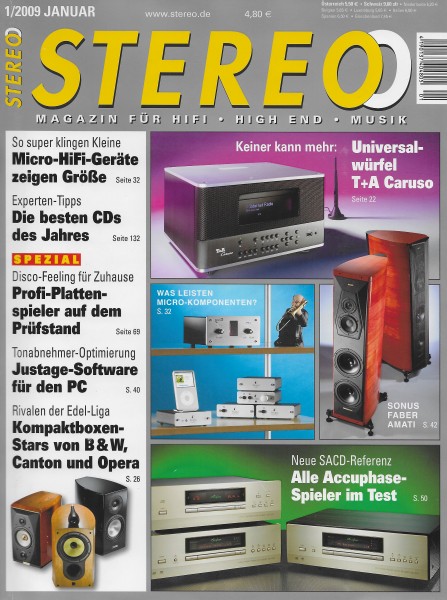 Stereo 1/2009 Zeitschrift