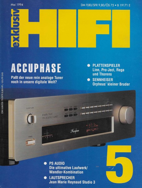 Hifi Exklusiv 5/1994 Zeitschrift