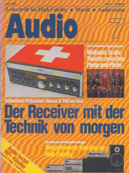 Audio 7/1980 Zeitschrift