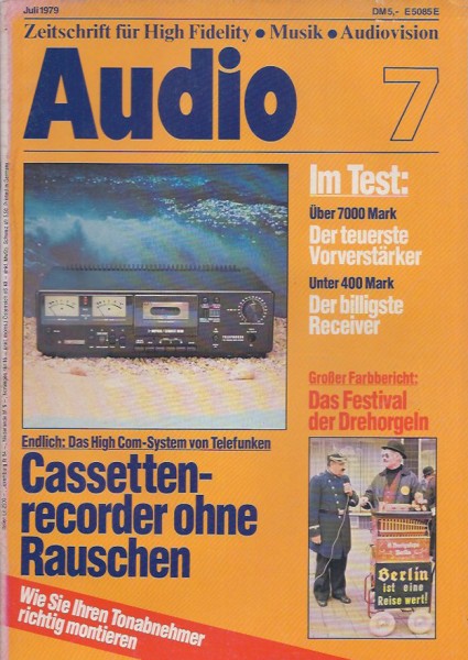 Audio 7/1979 Zeitschrift