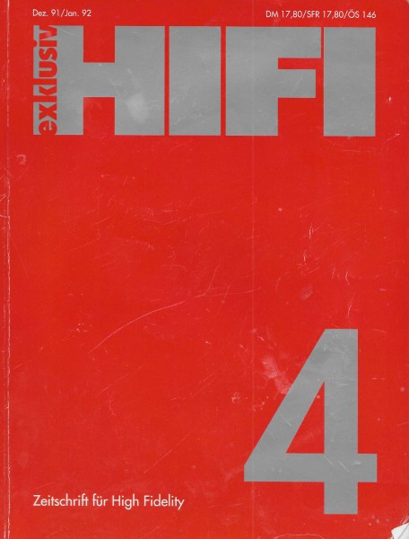 Hifi Exklusiv 4/1991/1992 Zeitschrift