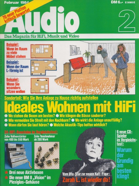 Audio 2/1984 Zeitschrift
