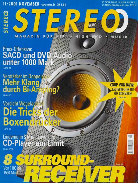 Stereo 11/2001 Zeitschrift