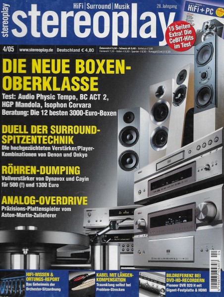 Stereoplay 4/2005 Cover