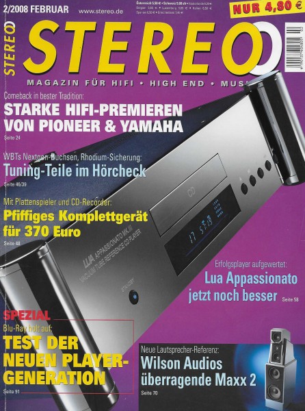 Stereo 2/2008 Zeitschrift