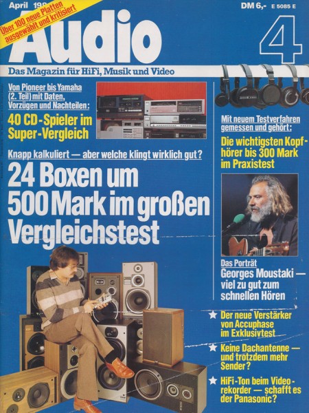 Audio 4/1984 Zeitschrift