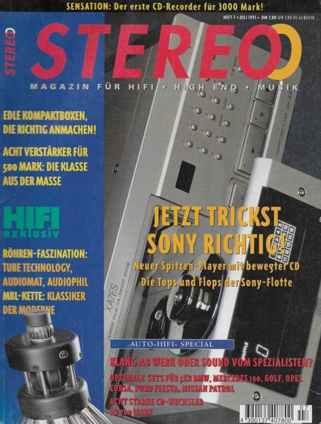 Stereo 7/1995 Zeitschrift