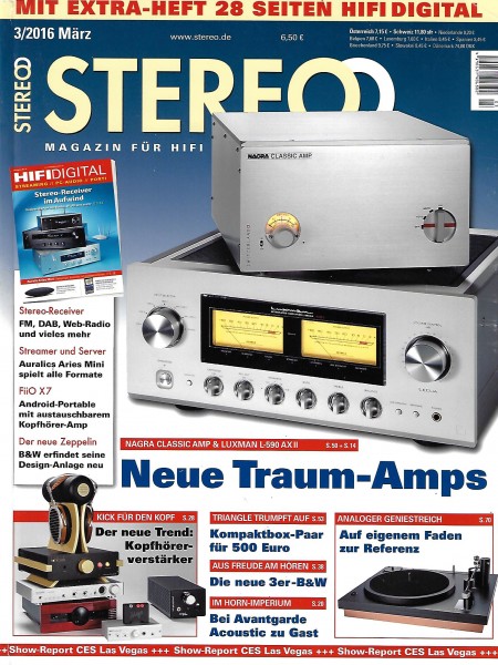 Stereo 3/2016 Zeitschrift