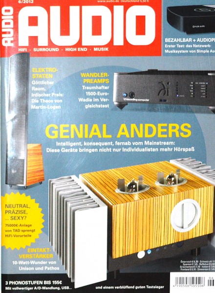 Audio 6/2012 Zeitschrift