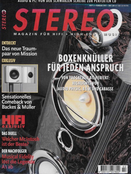 Stereo 2/1997 Zeitschrift