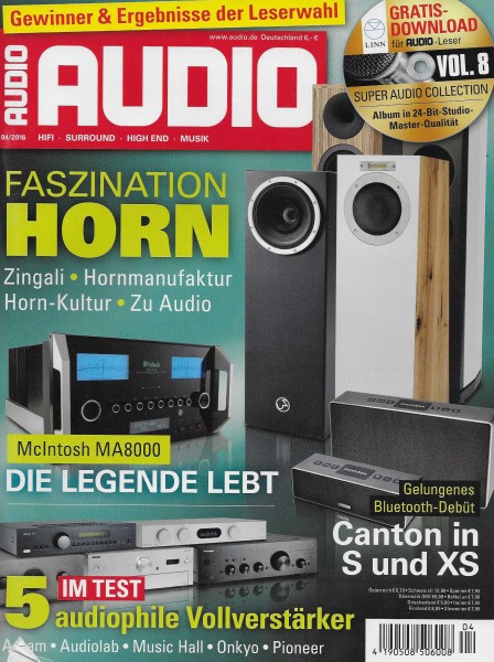 Audio 4/2016 Cover