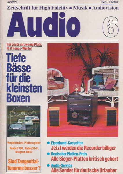 Audio 6/1979 Zeitschrift