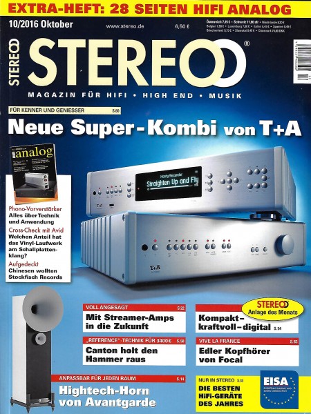 Stereo 10/2016 Zeitschrift