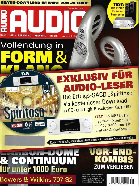 Audio 11/2017 Zeitschrift