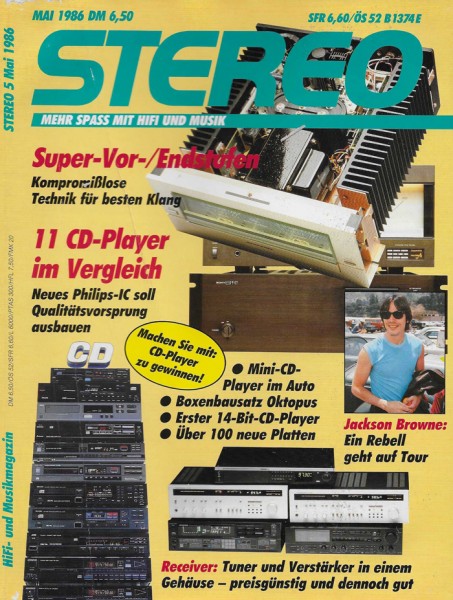 Stereo 5/1986 Zeitschrift