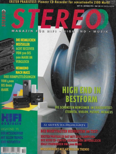 Stereo 10/1995 Zeitschrift