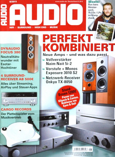 Audio 8/2011 Zeitschrift