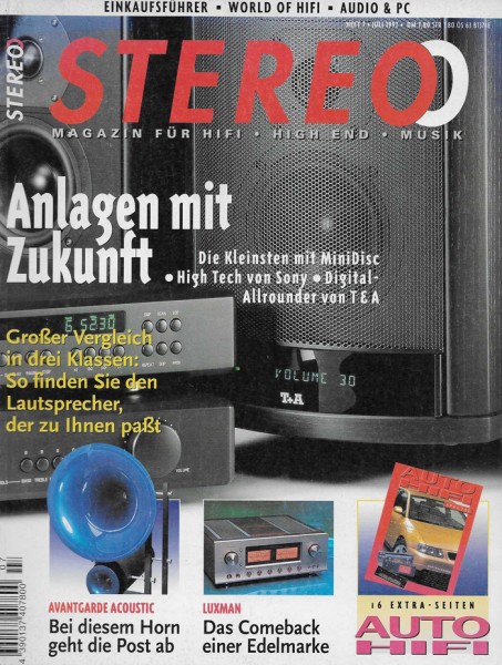 Stereo 7/1997 Zeitschrift