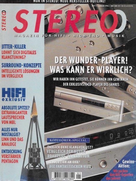 Stereo 1/1996 Zeitschrift