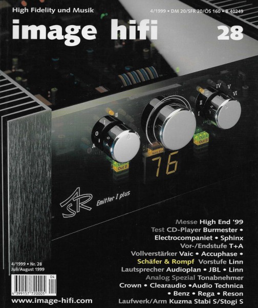 Image Hifi 4/1999 Zeitschrift
