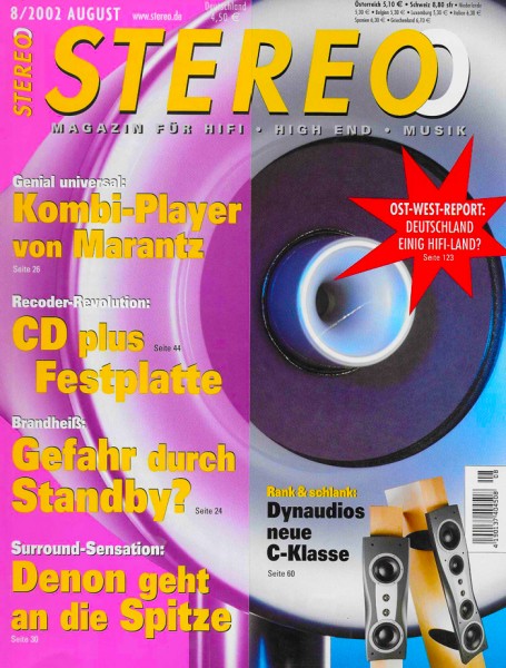 Stereo 8/2002 Zeitschrift