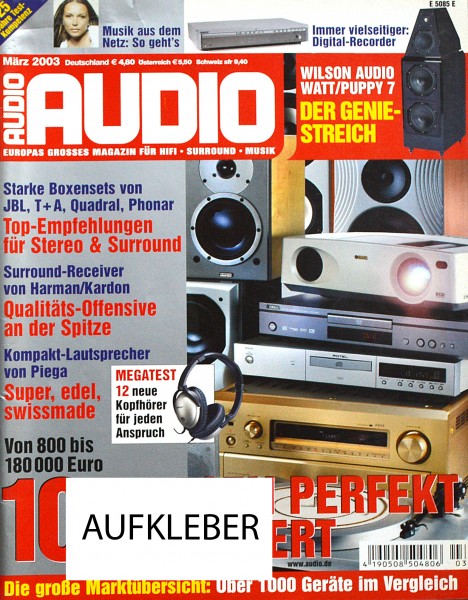 Audio 3/2003 Zeitschrift