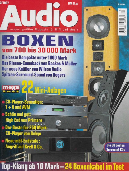 Audio 12/1997 Cover