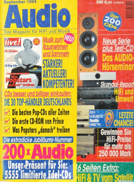 Audio 9/1994 Zeitschrift