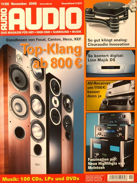 Audio 11/2008 Zeitschrift