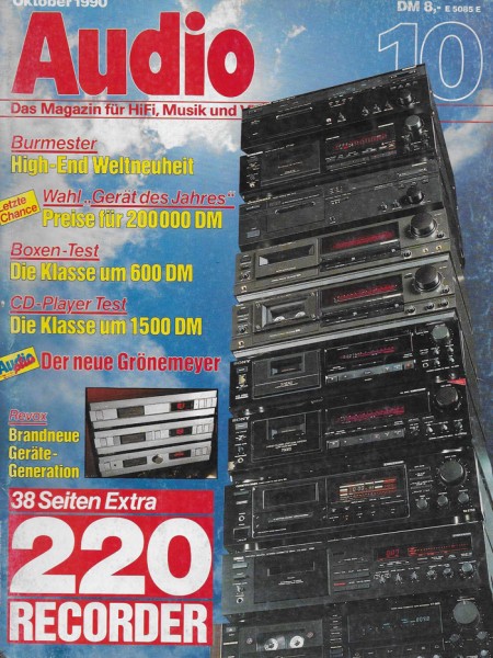 Audio 10/1990 Zeitschrift