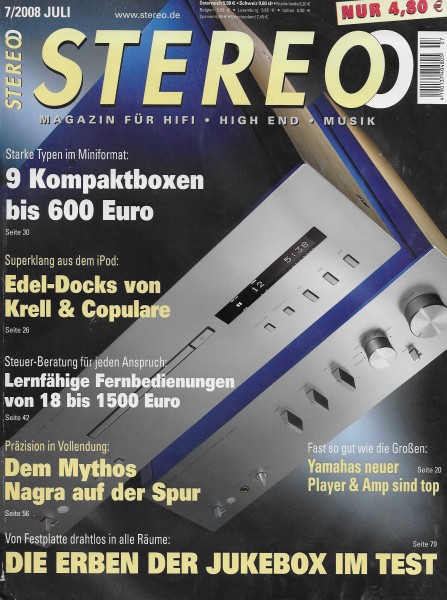 Stereo 7/2008 Zeitschrift