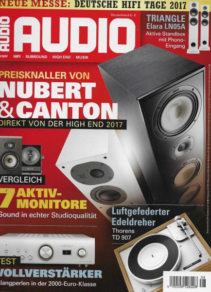 Audio 8/2017 Cover