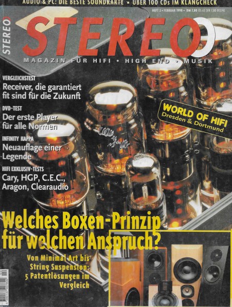 Stereo 2/1998 Zeitschrift