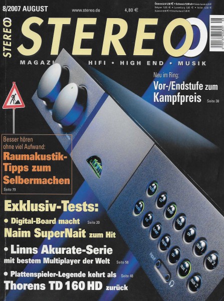 Stereo 8/2007 Zeitschrift