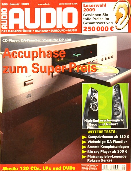 Audio 1/2009 Zeitschrift