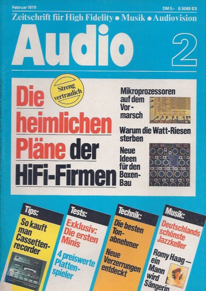 Audio 2/1979 Zeitschrift