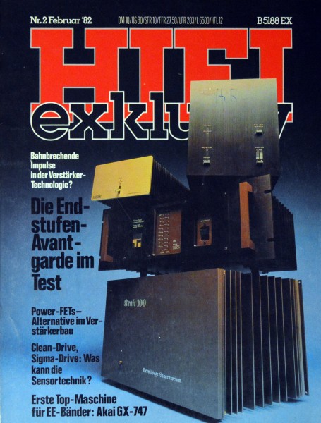 Hifi Exklusiv 2/1982 Zeitschrift
