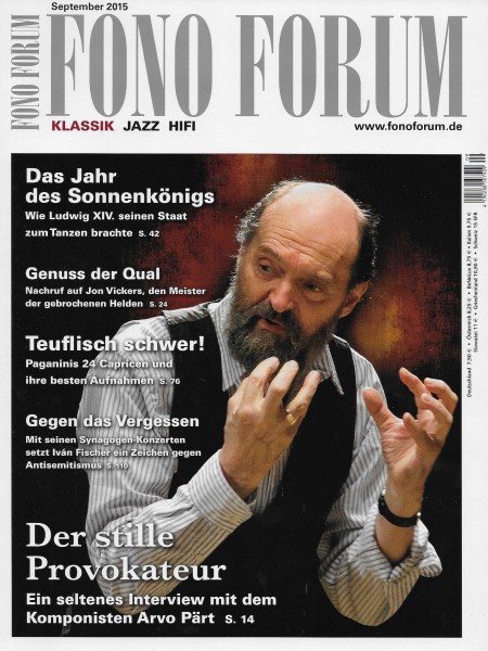 Fono Forum 9/2015 Zeitschrift