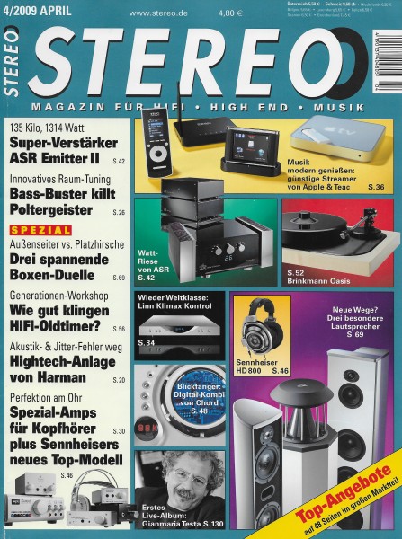Stereo 4/2009 Zeitschrift
