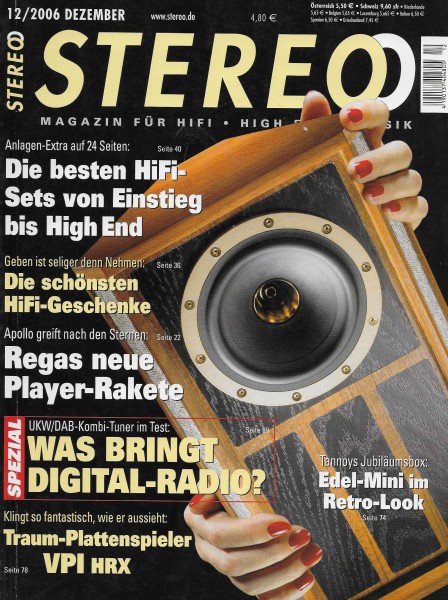 Stereo 12/2006 Zeitschrift