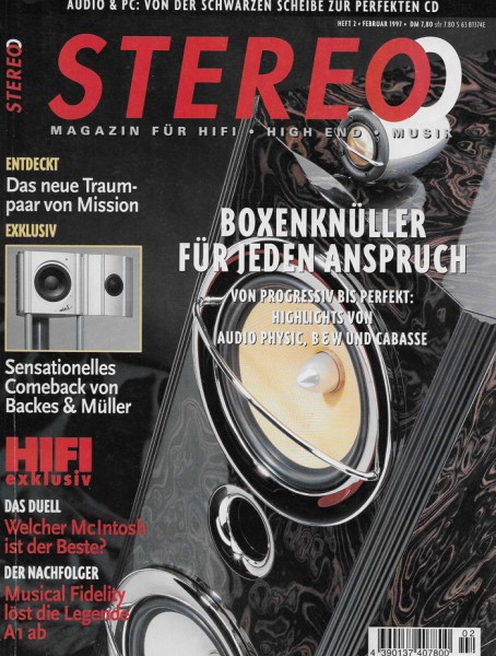 Stereo 2/1997 Zeitschrift