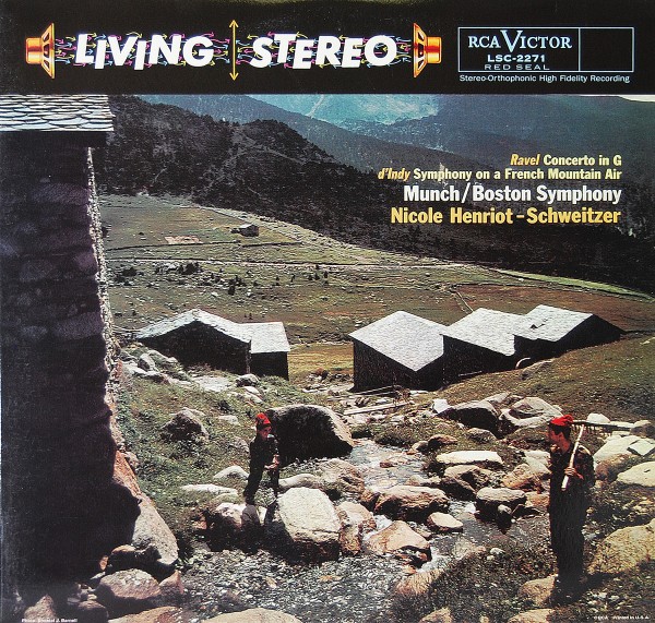 Ravel - Concerto in G - D'Indy - Symphony on a French Mountain Air - Munch