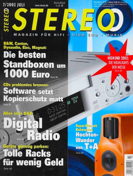 Stereo 7/2002 Zeitschrift