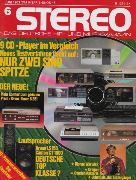 Stereo 6/1983 Zeitschrift