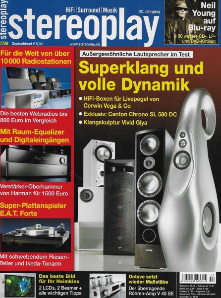 Stereoplay 7/2009 Cover