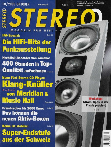 Stereo 10/2005 Zeitschrift