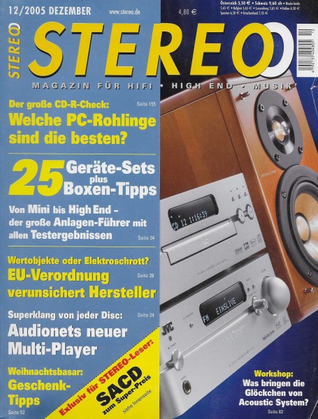 Stereo 12/2005 Zeitschrift