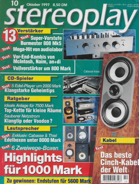 Stereoplay 10/1997 Cover